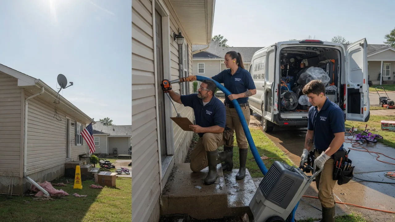 Ceiling Water Damage Restoration in Williamsburg, IA near me
